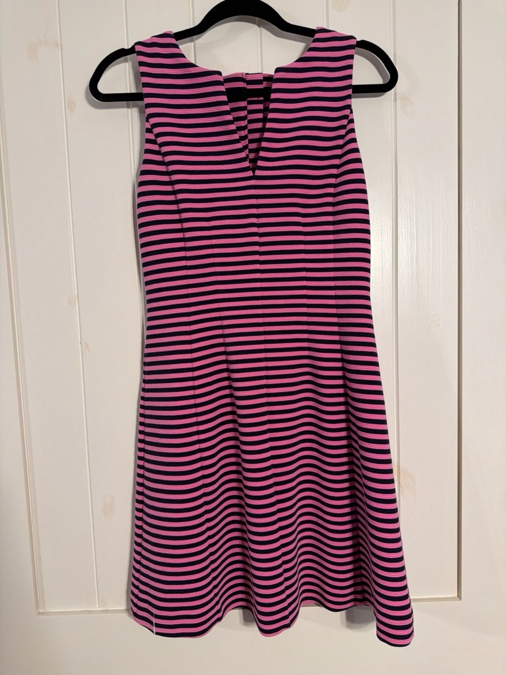 Lilly Pulitzer Pink and Black Striped Mini Dress
